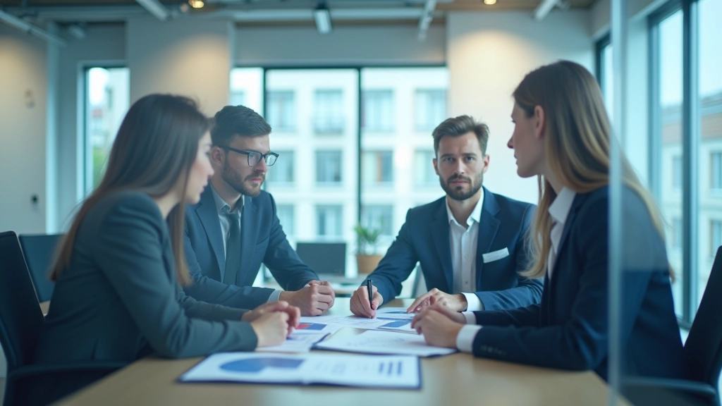 Immobilienmarkt-Analyse-Workspace mit Daten und Marktinformationen