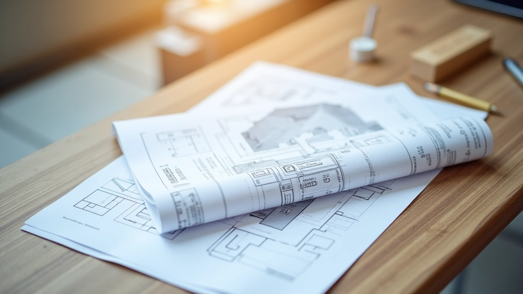 Baugenehmigung Dokumente und Bauplanung für Wohnprojekt