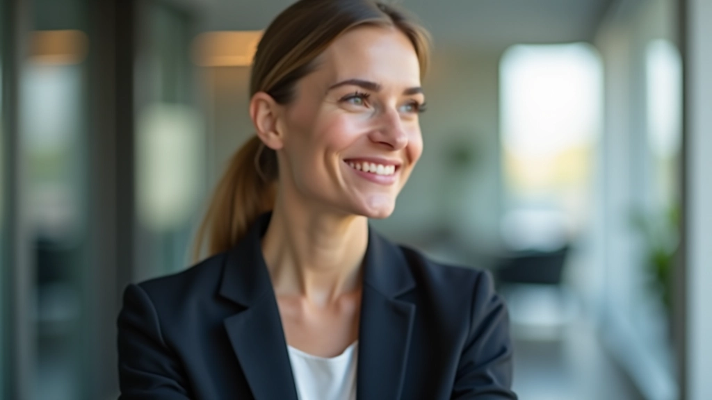 Immobilienmakler bespricht Grundriss mit Kundin im Büro