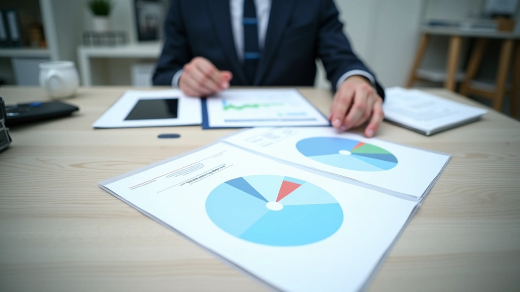 Statistik-Dashboard mit Immobilienmarkt-Daten und Grafiken